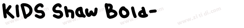 KIDS Shaw Bold字体转换